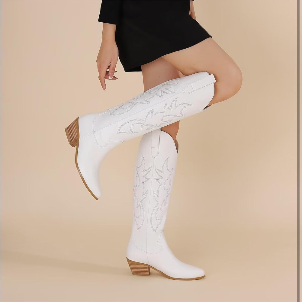 Western embroidered Cowboy Boots - Picture 8 of 15